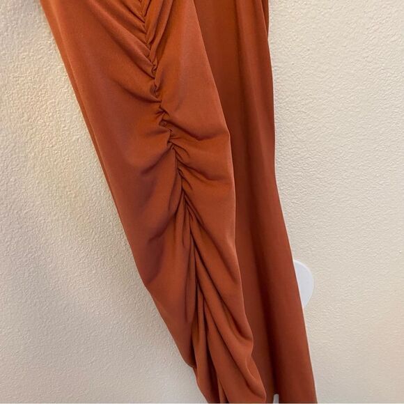 WEISSMAN Balera Dance costume Mock Neck Asymmetrical Dress D10665 Adult XLA - Picture 4 of 15